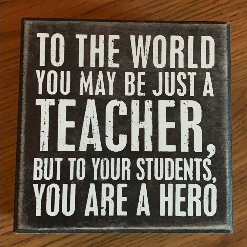 Perfect for a teacher